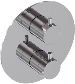 Afbouwdeel Therm. MAY Met 2-Weg Stop-Omstel Chroom