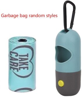 Afbreekbaar Hond Kak Zakken Dispenser Met Led Licht Afval Opslag Vuilnis Houder