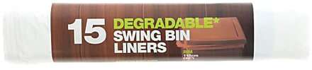 Afbreekbare Vuilniszak - 15 stuks 50L