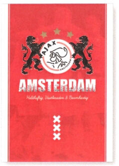 AFC Ajax A4 ringband leeuwen rood, 23-rings