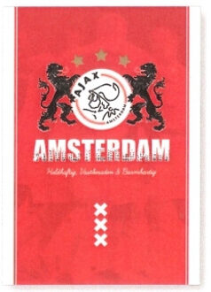 AFC Ajax A4 schrift geruit