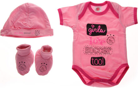 AFC Ajax baby set meisjes roze, maat 50/56