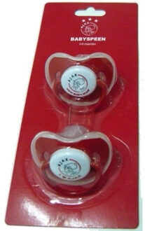 AFC Ajax fopspeen 6-18 maanden, 2 stuks