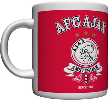 AFC Ajax mok banner en wapen rood