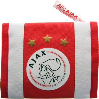 AFC Ajax portemonnee wit/rood logo