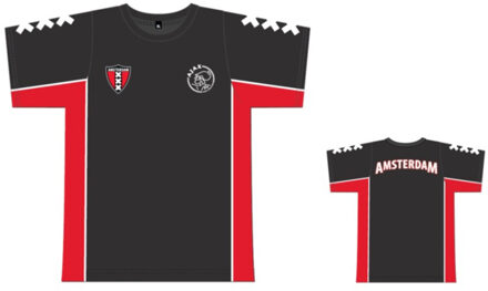 AFC Ajax t-shirt Amsterdam rood/zwart/rood, maat XL