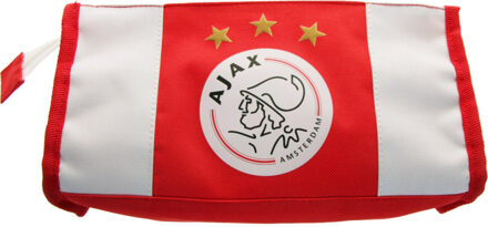 AFC Ajax toilettas wit/rood logo