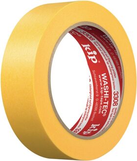 Afdekband | glad | geel | lengte 50 m | breedte 48 mm | rol | 5 stuks - 3308-48 3308-48
