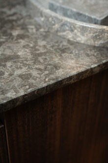 Afdekblad Loutro Marmer Taupe 140x200 cm