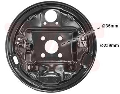 Afdekplaat, remtrommel 4339373