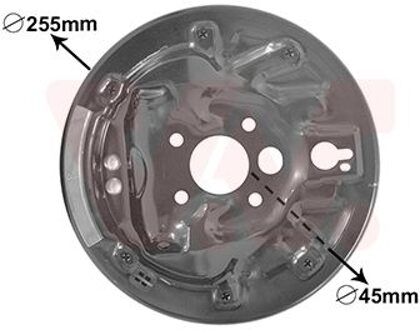 Afdekplaat, remtrommel 7620373