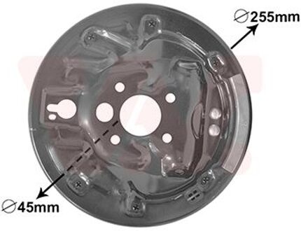 Afdekplaat, remtrommel 7620374