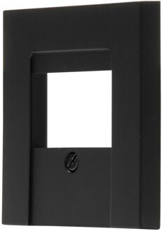 Afdekplaat Voor Usb-stopcontact Kopp Mat Zwart