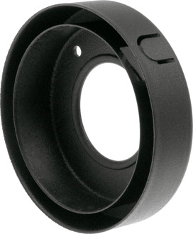 Afdekring geschikt voor Pavo LED Inbouwspots - Montagesysteem - Zwart