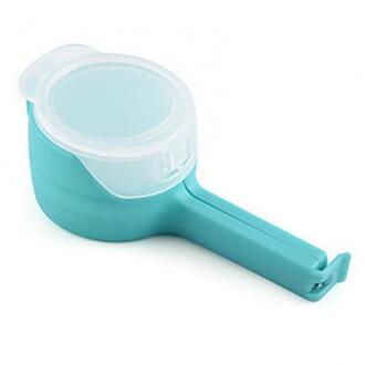 Afdichting Giet Voedsel Opbergtas Clip Snack Afdichting Clip Houden Fresh Sealer Klem Plastic Helper Voedsel Saver Reizen Keuken gereedschap Blauw