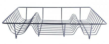 Afdruiprek 47 cm van chroom - Afdruiprekken Zilverkleurig