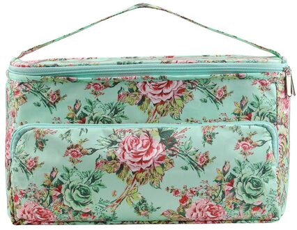 Afdrukken Wol Haak Haak Opslag Draagtas Oxford Doek Breien Garen Houder Organizer Case Voor Naaien Tool Organizer lijn