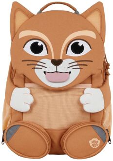 Affenzahn Large Friend Backpack cat schooltas kind Multicolor - H 36 x B 29.5 x D 18 cm