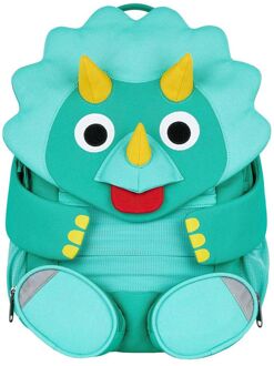 Affenzahn Large Friend Backpack dinosaur schooltas kind Multicolor - H 36 x B 29.5 x D 18 cm