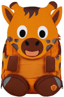 Affenzahn Large Friend Backpack giraffe schooltas kind Multicolor - H 36 x B 29.5 x D 18 cm