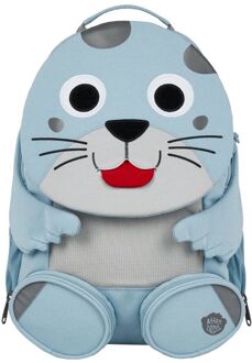 Affenzahn Large Friend Backpack seal schooltas kind Multicolor - H 36 x B 29.5 x D 18 cm