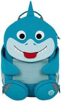 Affenzahn Large Friend Backpack shark schooltas kind Multicolor - H 36 x B 29.5 x D 18 cm