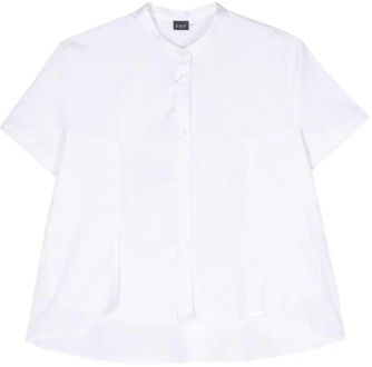 Afgeronde en Gesneden Witte Overhemden Fay , White , Dames - L,Xs