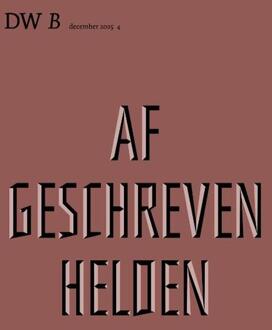 Afgeschreven helden -   (ISBN: 9789462349872)