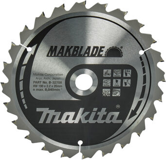 Afkortzaagblad | Hout | 190X20X2,2 24T 5G - B-32708