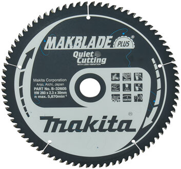 Afkortzaagblad | Hout | 260x30x80T 5G - B-32605