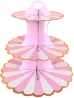 Afneembare Cake Stand Europese Stijl 3 Tier Gebak Cupcake Fruitschaal Serveren Dessert Houder Wedding Party Home Decor