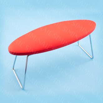 Afneembare Dark Red Microfiber Lederen Hand Kussen Rest Manicure Tafel Hand Kussen Kussen Houder Armleuningen Nail Art Stand Desk Rood