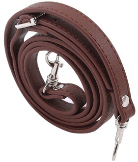 Afneembare Handvat Vervanging Zakken Riem Vrouwen Meisjes Lederen Schoudertas Onderdelen Accessoires Gesp Riemen Kerstcadeau licht Coffe zilver