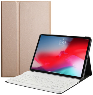 afneembare Keyboard hoes - iPad 10.2 inch 2019 / 2020 - Goud