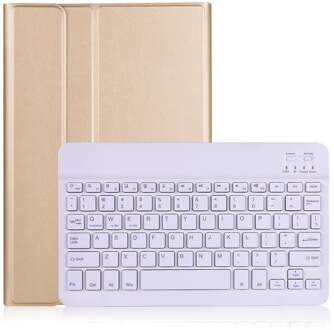 Afneembare Keyboard Hoes - Samsung Galaxy Tab A7 (2020) - Goud