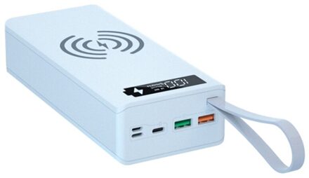 Afneembare QC3.0 Pd Lcd-scherm Diy 16X18650 Batterij Case Power Bank Shell Zonder Batterij 10W Draadloze Opladen doos Fast charge2