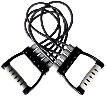 Afneembare rubberen weerstandsband Blauw - One size