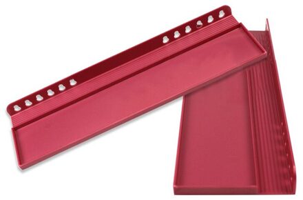 Afneembare Schildersezel Lade Plank Plastic Vervanging Schets Rack Opslag Voor Kunstenaars Schilderen Gereedschap Kunst Levert roos rood