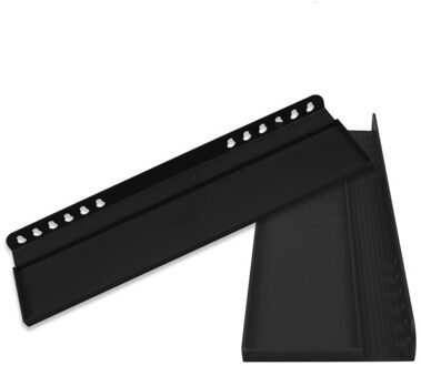 Afneembare Schildersezel Lade Plank Voor Metalen Schildersezel Plastic Vervanging Schets Rack Opbergvak Voor Kunstenaars Schilderen Gereedschap Kunst Levert JQOS0217-zwart