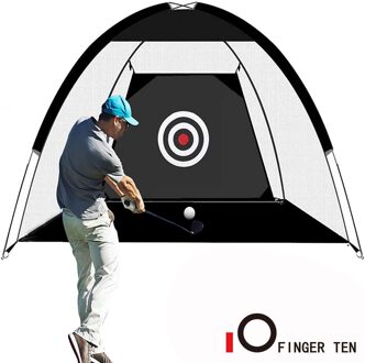 Afneembare Sport Praktijk Golf Netto 2M 3M Pop Up Raken Kooi Batting Raken Chippen Tent Tool Tuin Apparatuur 2M zwart