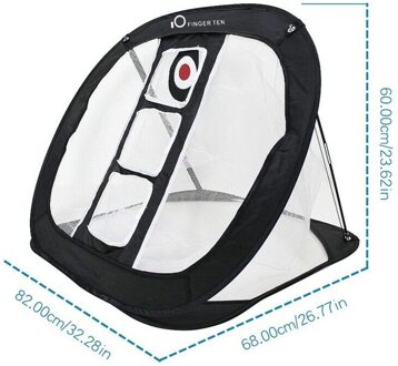 Afneembare Sport Praktijk Golf Netto 2M 3M Pop Up Raken Kooi Batting Raken Chippen Tent Tool Tuin Apparatuur plein zwart