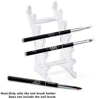 Afneembare Trasparent Zwarte Pen Houder Cosmetische Borstel Oogschaduw Lippenstift Display Stand Rack Bureau Briefpapier Organisator Plastic doorzichtig