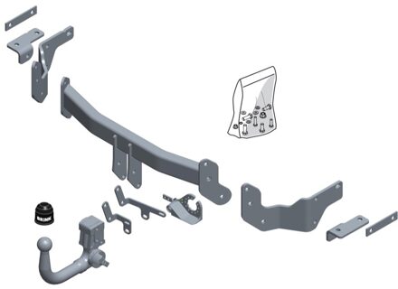 Afneembare trekhaak, BMU kogel