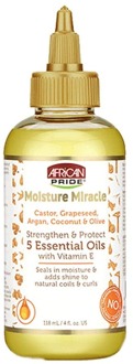 African Pride Moisture Miracle Strengthen & Protect 5 Essential Oils with Vitamin E 118ml