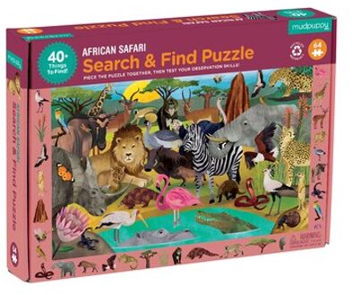 African Safari Search & Find Puzzle - Mudpuppy