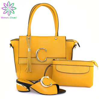 African Wedding Italian Shoe and Bag Sets Ladies African Women's Party Shoes and Bag Sets Nigerian Women Party Pumps High Heels