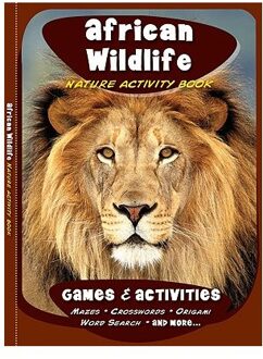 African Wildlife Nature Activity Book