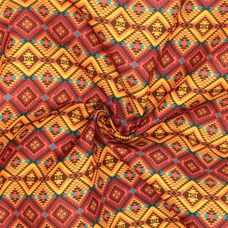 Afrika Oude Mysterieuze Religieuze Poly Katoen Stof Geometrie Bloemen Naaien Doek Jurk Kleding Textiel Patchwork,1Yc18113 1112464