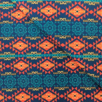 Afrika Oude Mysterieuze Religieuze Poly Katoen Stof Geometrie Bloemen Naaien Doek Jurk Kleding Textiel Patchwork,1Yc18113 1112465