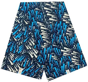 Afrikaanse Ankara Real Wax Stof Voor Trouwjurk 6 Yards Tulle Mooie Pagne Materialen Dashiki Batik Indonesië